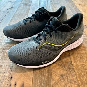 Saucony Guide 14 Mens Size 11.5 Charcoal